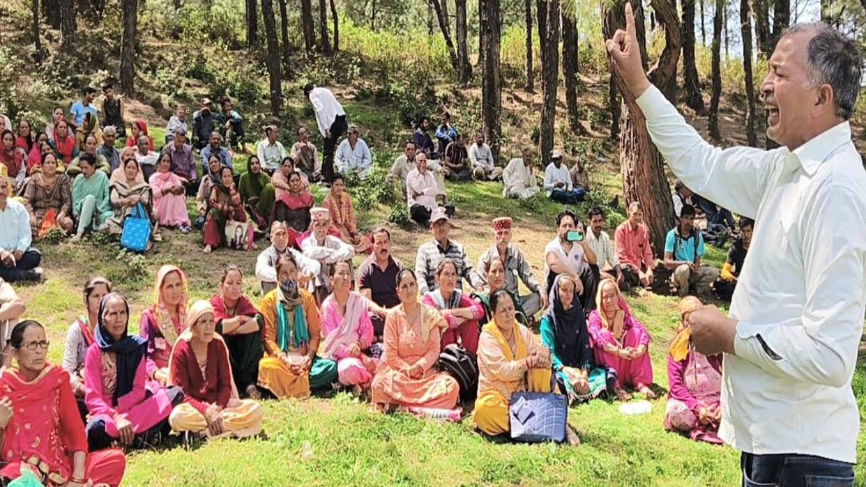 Change in alignment of Ghatta to Narla Fourlane, anger erupted against NHAI in Jogindernagar