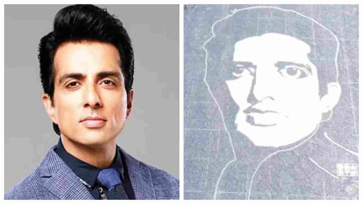 Sonu Sood Fans Express Their Love and Hand Carve His Face with 2500 Kg Rice in Madhya Pradesh