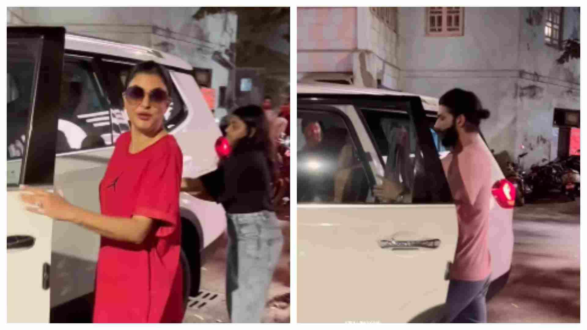 Sushmita Sen goes shopping with ex boyfriend Rohman Shawl gets trolled for throwing plastic bottle on the road