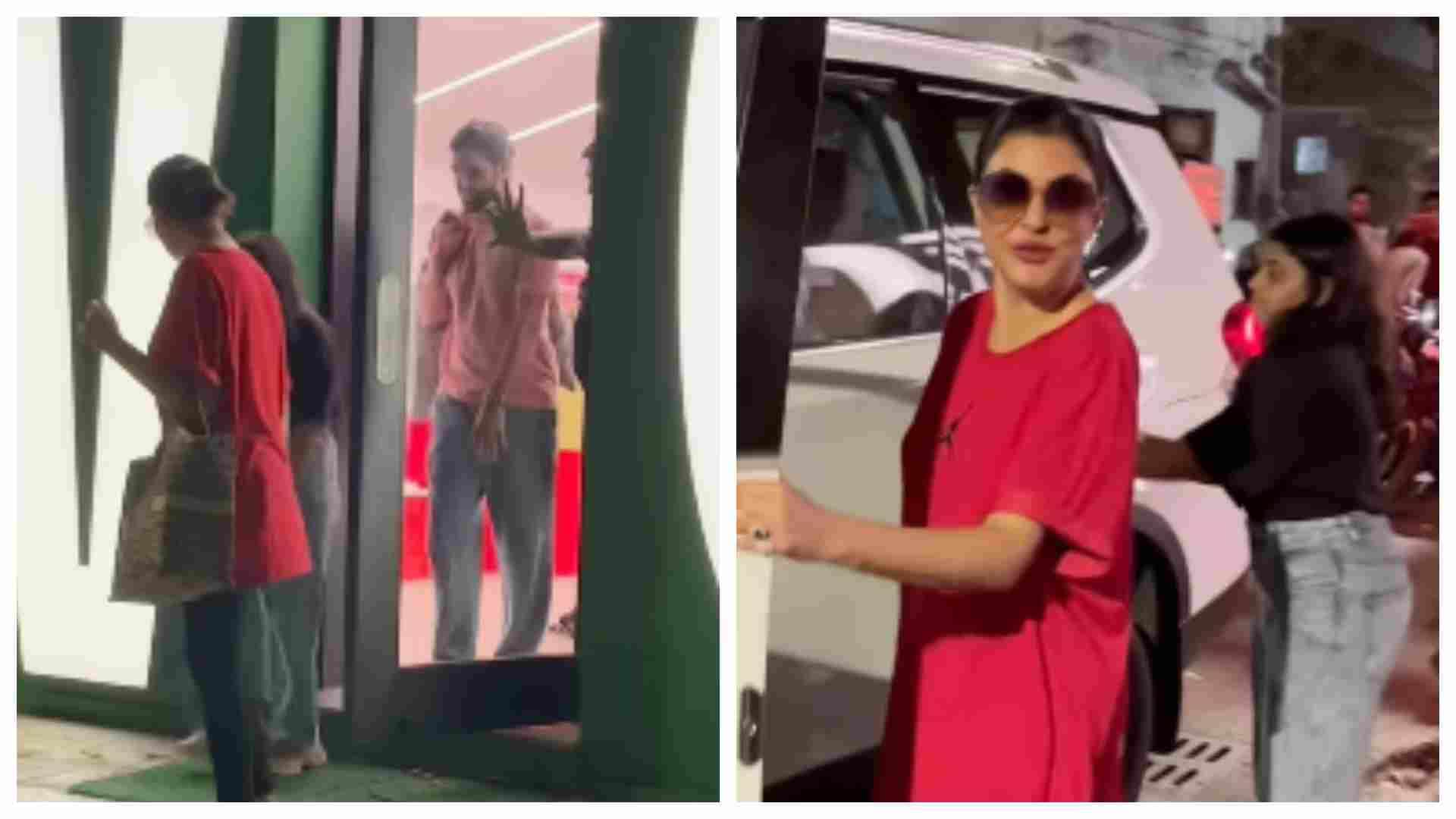 Sushmita Sen goes shopping with ex boyfriend Rohman Shawl gets trolled for throwing plastic bottle on the road