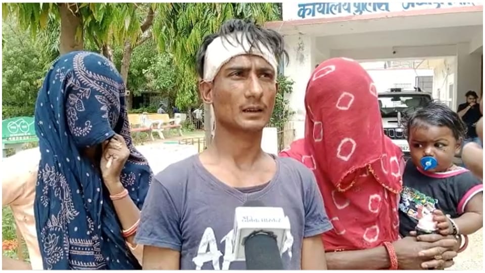 The goons barged into the house beat up the family molested the women in Jhunjhunu