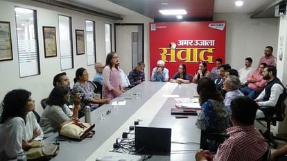 Amar Ujala Samvad: कारोबारी बोले- रेरा के पास असीमित अधिकार, खरीदारों का पैसा पहले, बैंक का बाद में Amar Ujala Samvad 2023 in dehradun Traders Discussion about RERA