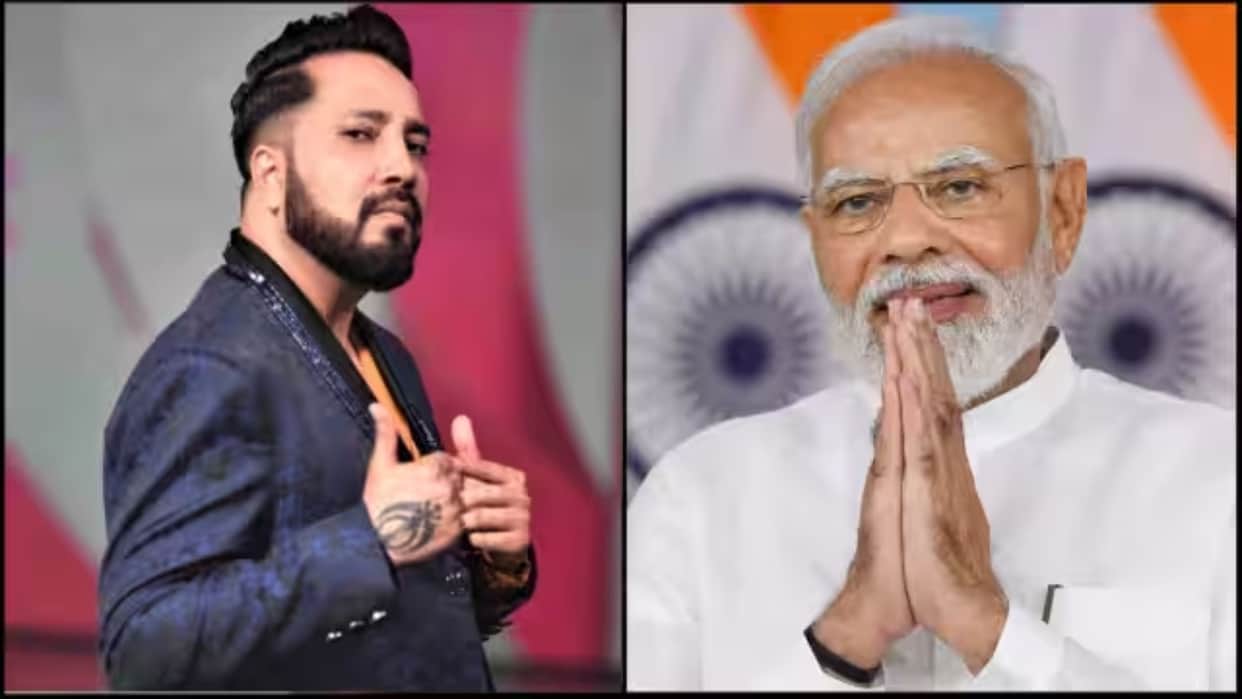mika singh used indian currency on doha qatar airport singer salutes pm modi watch the video