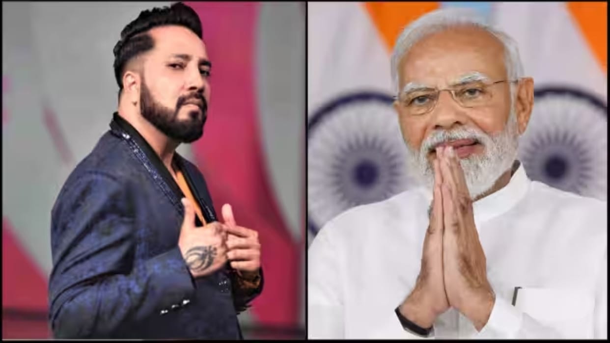 mika singh used indian currency on doha qatar airport singer salutes pm modi watch the video