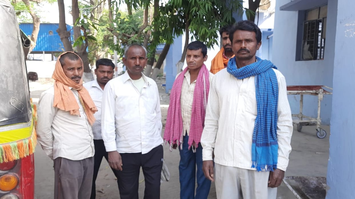Nalanda Road Accident laborer died in road accident