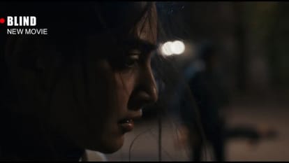 Blind First Glimps of sonam kapoor upcoming Hindi remake of Korean film released actress seen in cop avatar
