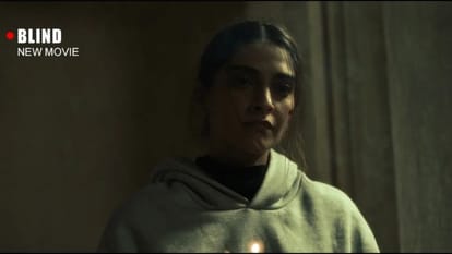Blind First Glimps of sonam kapoor upcoming Hindi remake of Korean film released actress seen in cop avatar