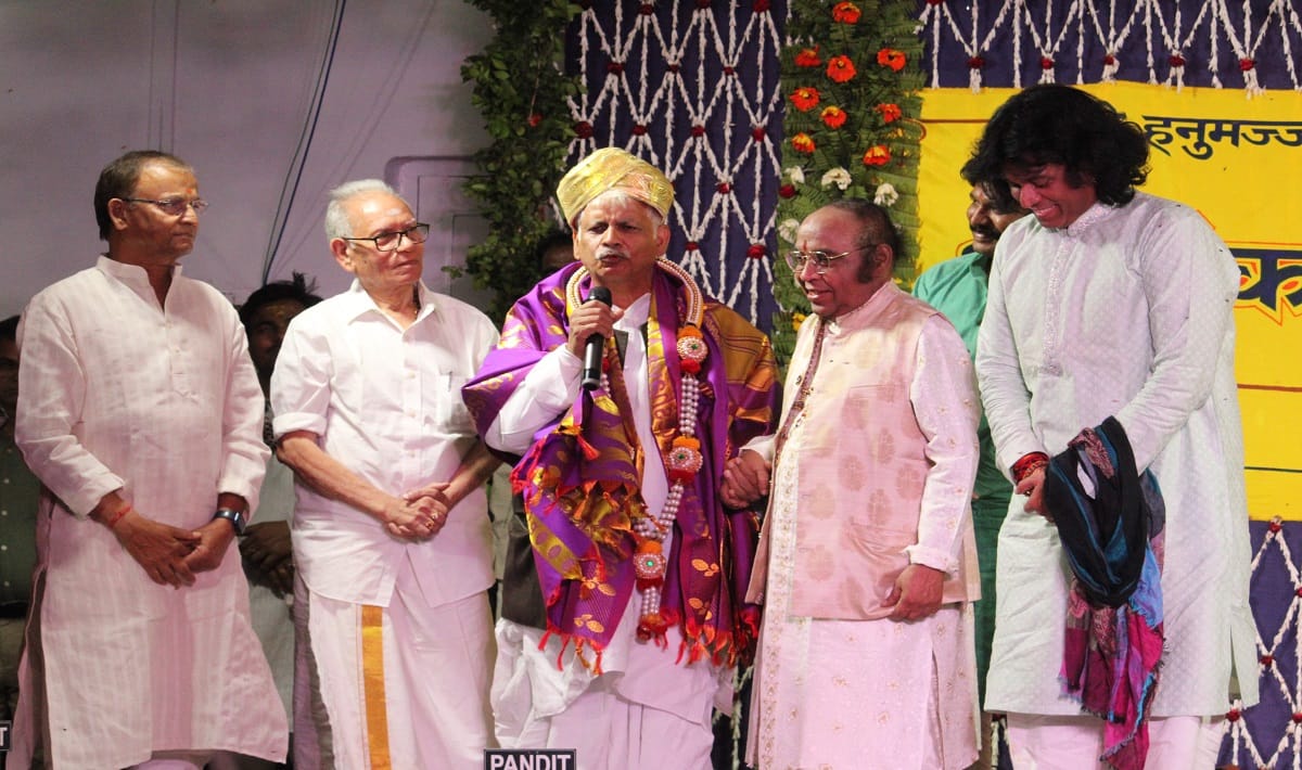 Sankat mochan Sangeet Samaroh mahant Vishwambhar Nath Mishra said Whatever you want to say