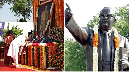 President Murmu PM Modi greets countrymen on Ambedkar Jayanti Ceremony at parliament lawn Updates