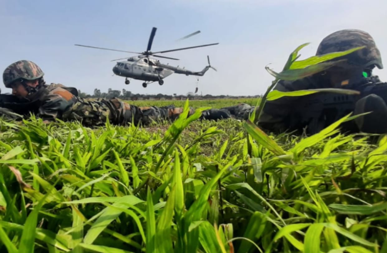 Special forces of Army IAF carry out mega exercise in eastern sector