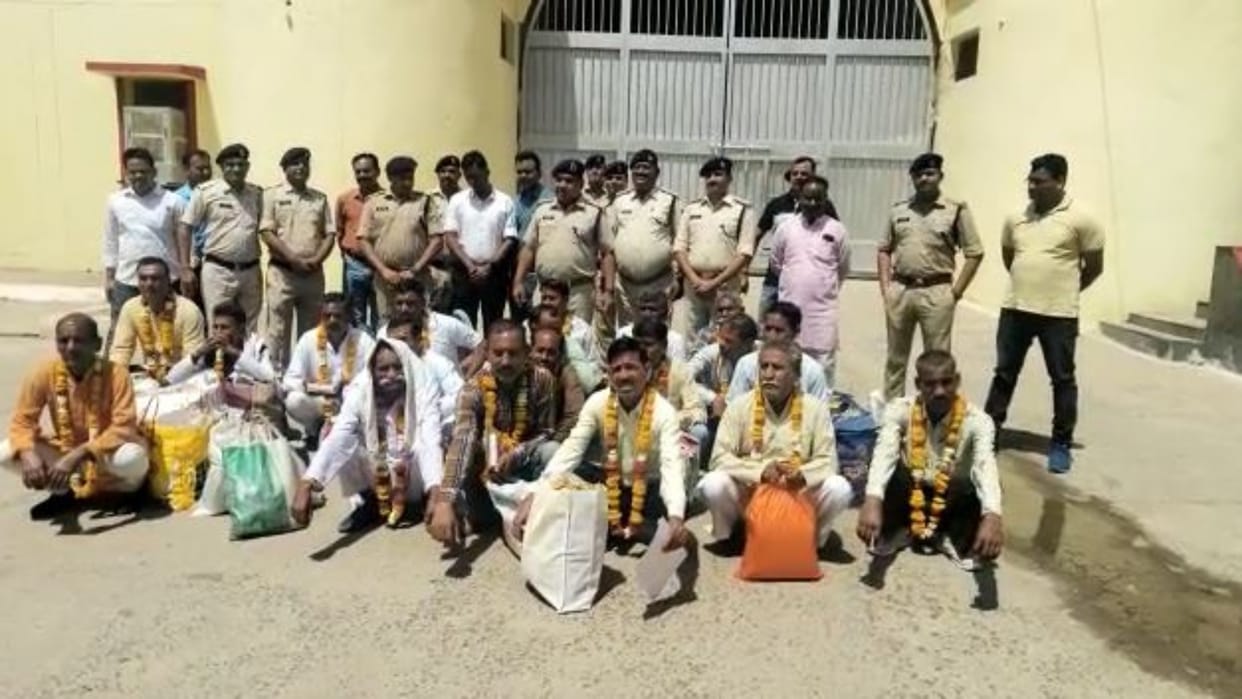 Gwalior News 22 prisoners released from Gwalior Central Jail on Bhimrao Ambedkar Jayanti