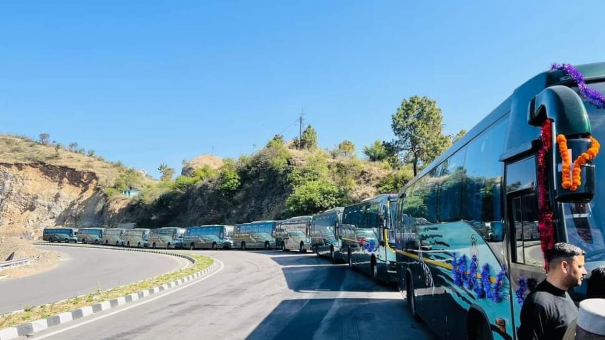 Himachal Pradesh Deputy Chief Minister Mukesh Agnihotri flags off 11 new HRTC Volvo buses