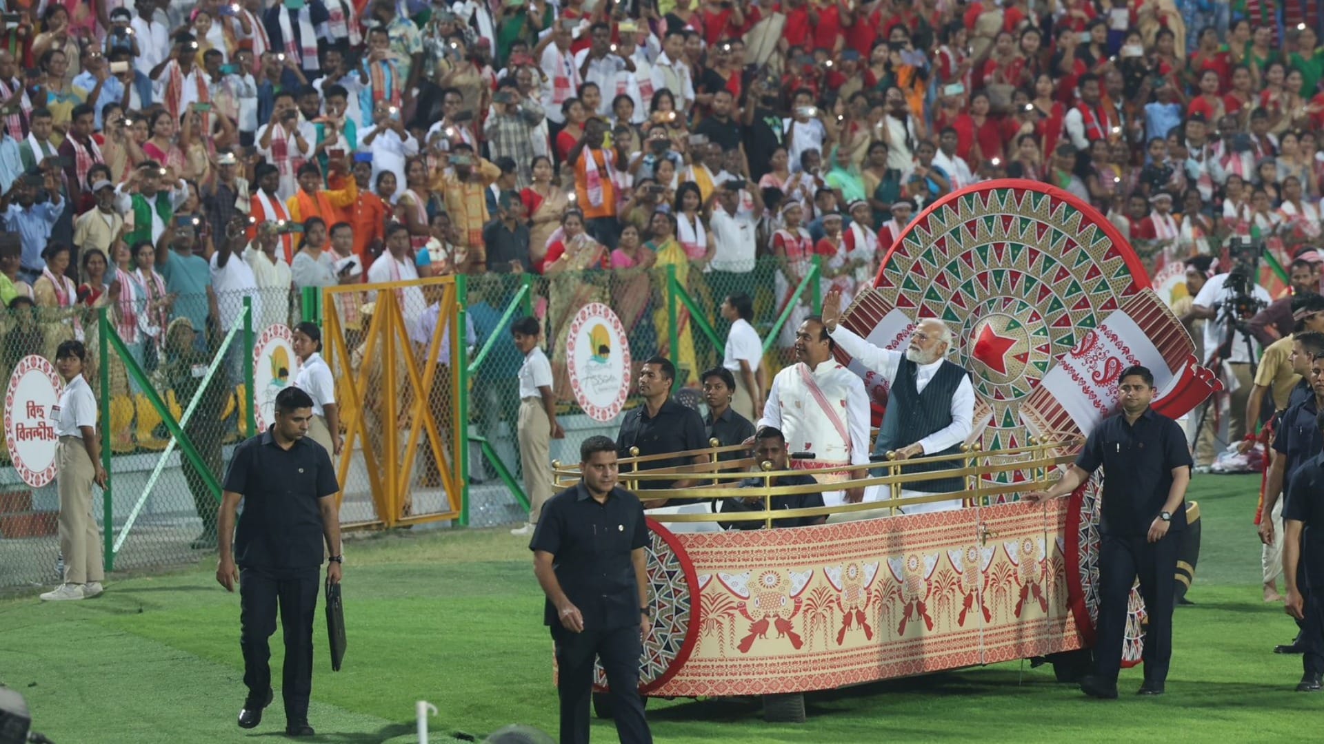 Assam PM Narendra Modi became witness to two world records Rangali Bihu festival of heart and soul