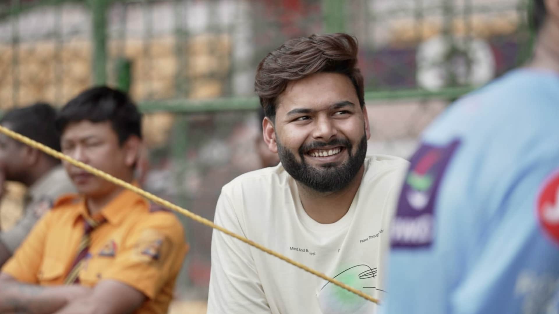 IPL 2023 Rishabh Pant in Bengaluru to boosts players spirits in training session before Delhi vs RCB Match