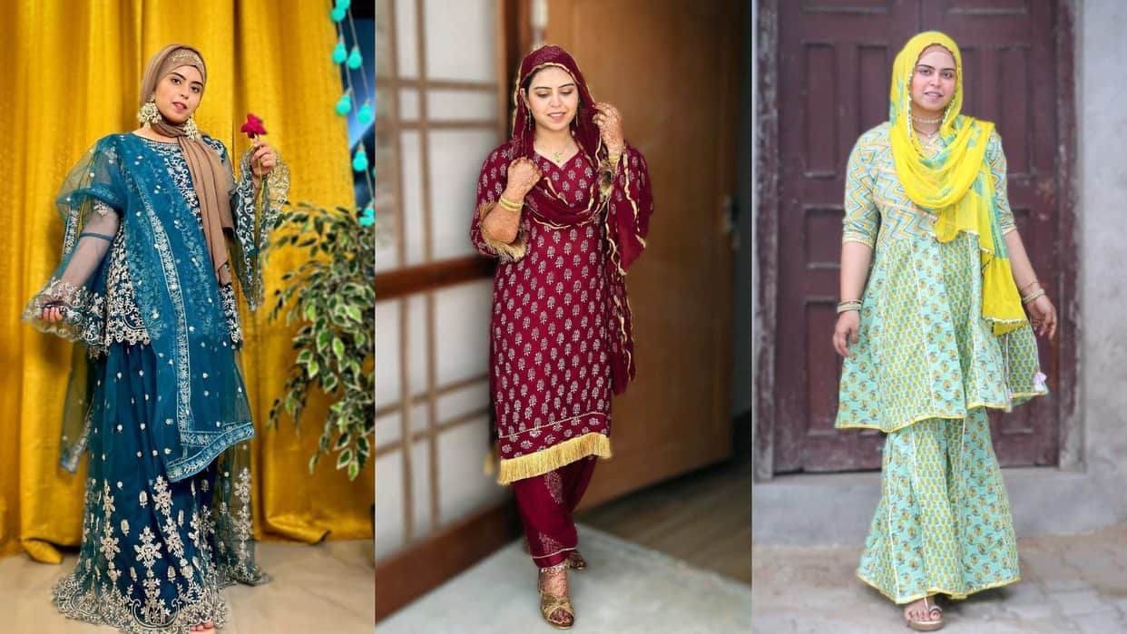 Eid Outfit Idea best outfit tips taken from vlogger saba Ibrahim sister in law of Dipika kakkar