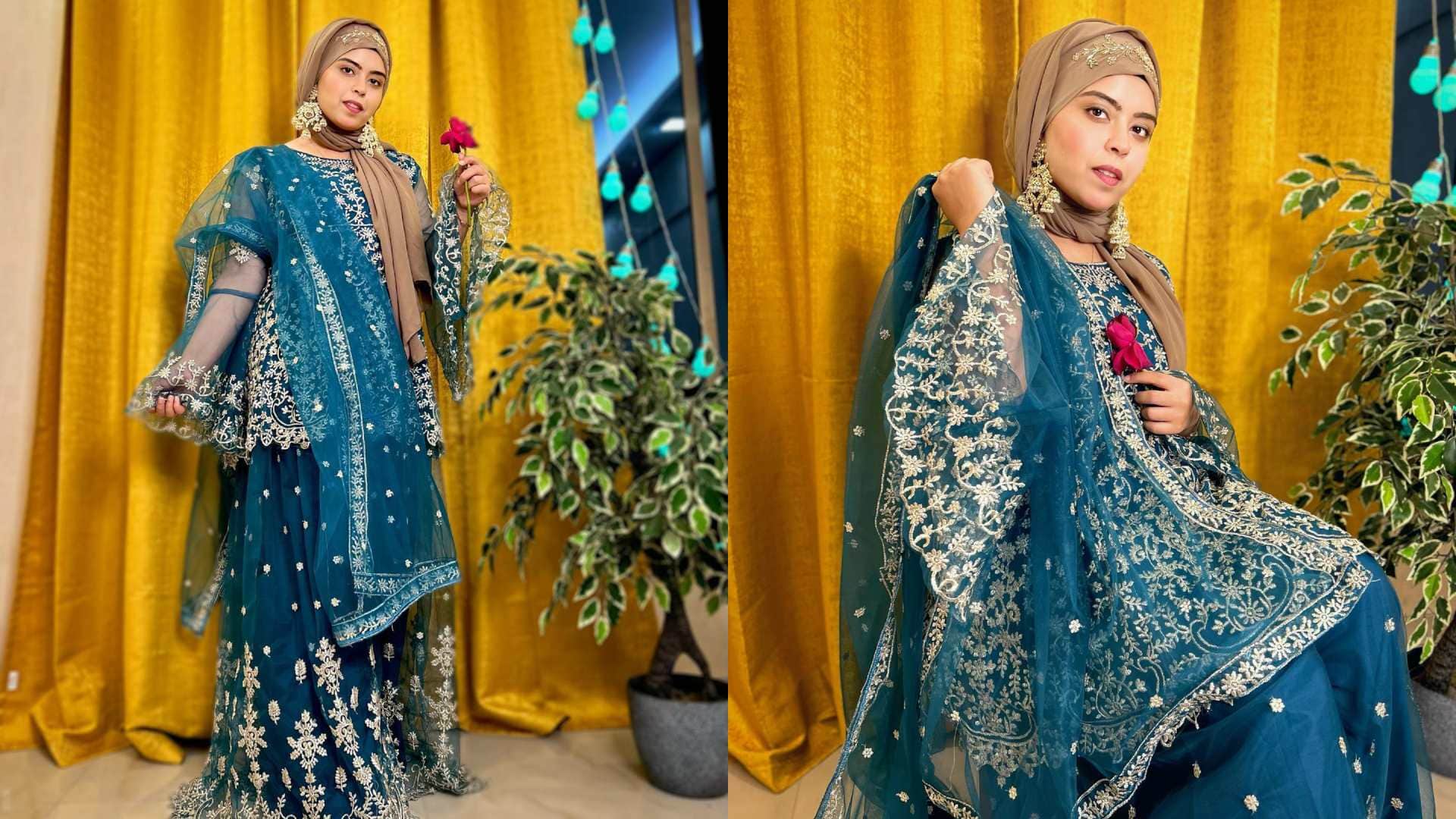 Eid Outfit Idea best outfit tips taken from vlogger saba Ibrahim sister in law of Dipika kakkar