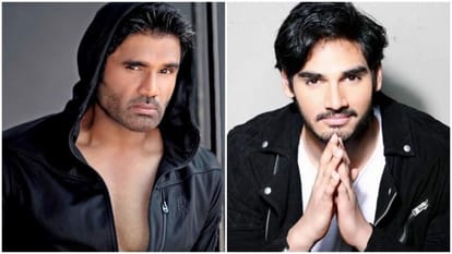 Suniel Shetty Ahan Shetty Were Excited For Disco Dancer The Musical Actor Said They Enjoyed Alot