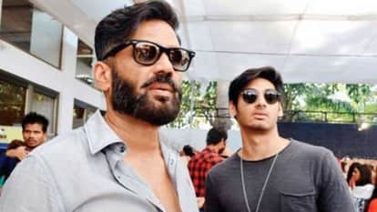 Suniel Shetty Ahan Shetty Were Excited For Disco Dancer The Musical Actor Said They Enjoyed Alot