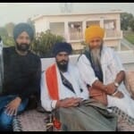 अमृतपाल का साथी जोगा सिंह (पीली पगड़ी में)  गिरफ्तार।