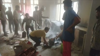 padhar mini secretariat sugam kendra license branch record gutted in fire