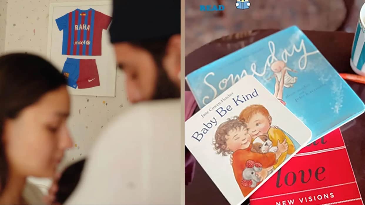 Alia Bhatt Reading Baby Books For Daughter Raha Actress Shared Photos On Instagram
