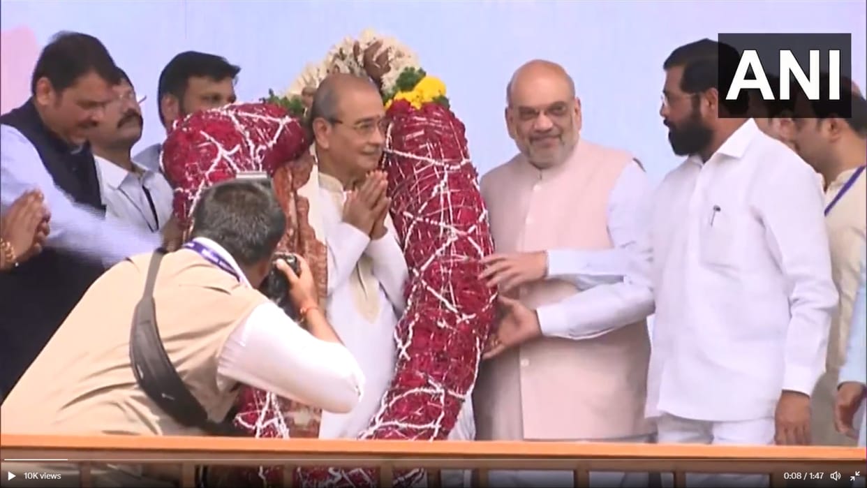 Union Home Minister Amit Shah to present Maharashtra Bhushan Award to senior social worker Dr. Dattatreya Nara