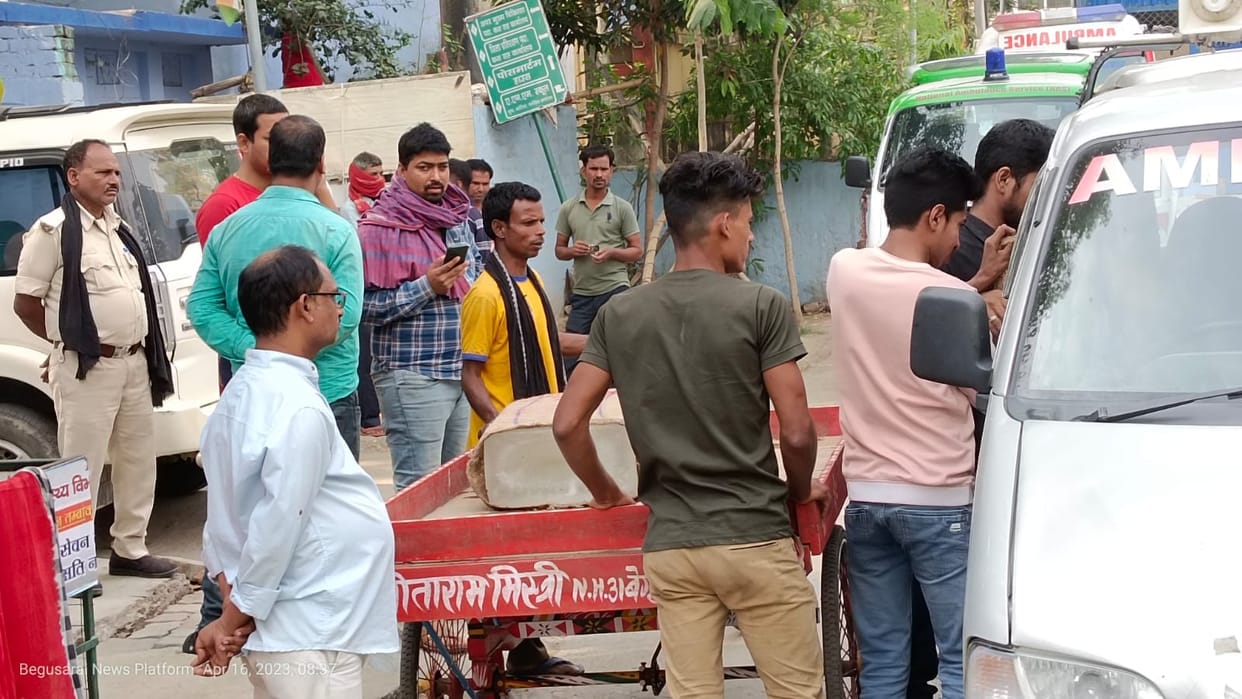 Bihar: An old man was beaten to death in Begusarai.
