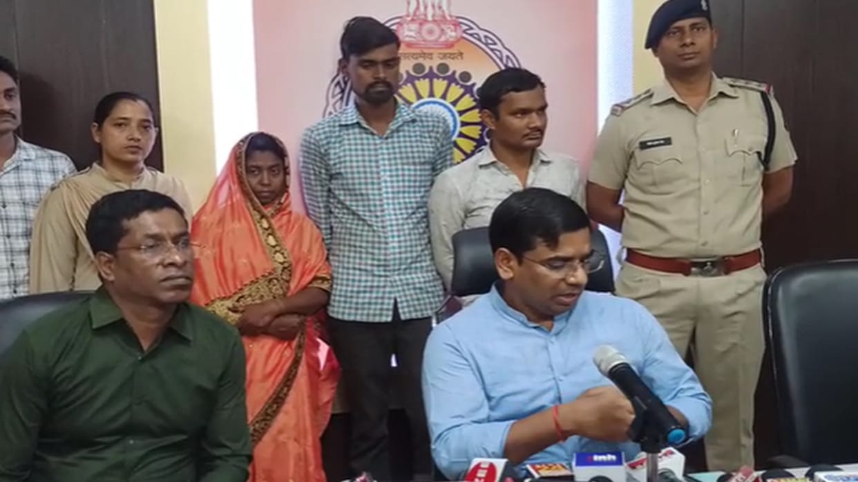chhattisgarh police arrested three including young man in cousin murder in bilaspur