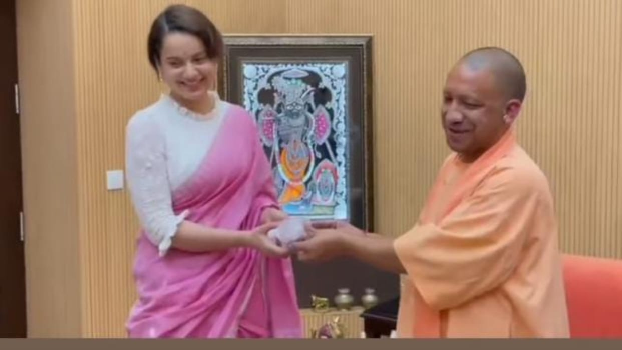 Kangana Ranaut recalled her first meeting with cm Yogi adityanath actress shared photo on instagram viral