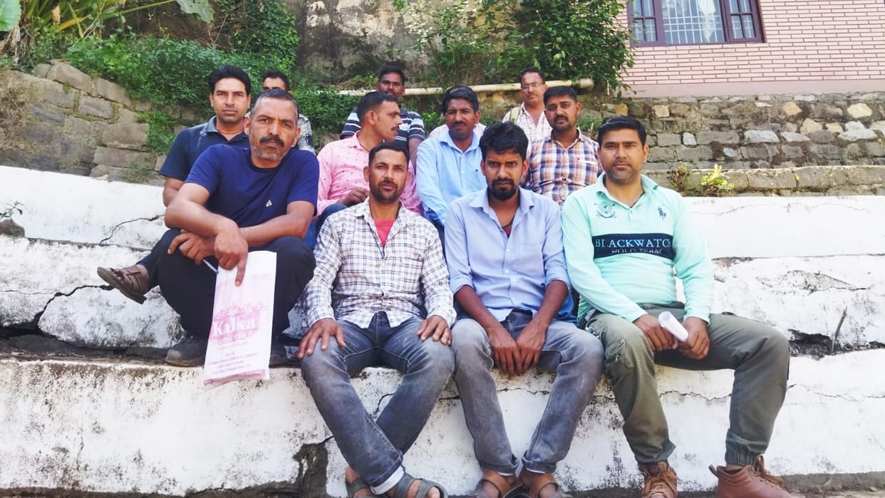 jal shakti vibhag himachal terminated services of part time workers in Mandi