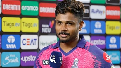 IPL 2023: 'आज ऑमलेट नहीं खाऊंगा', गुजरात के खिलाफ मैच से पहले सैमसन ने क्यों कहा था ऐसा? फिर खेली तूफानी पारी IPL 2023 GT vs RR sanju-samson-says-he-has-enough-omlettes-before-the-match rashid khan Harsha Bhogle tweet