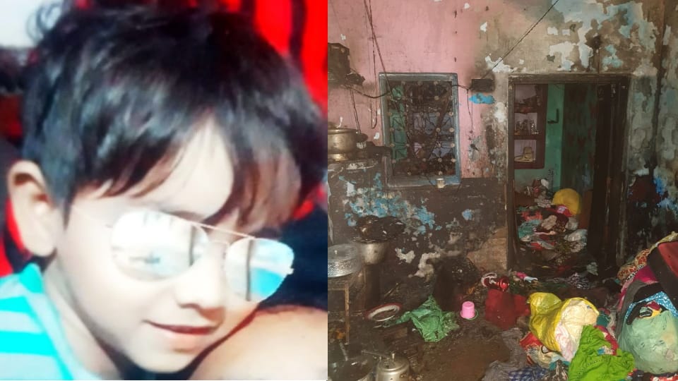 Child burnt alive, sister burnt alive due to cylinder leaking in a house in Bareilly