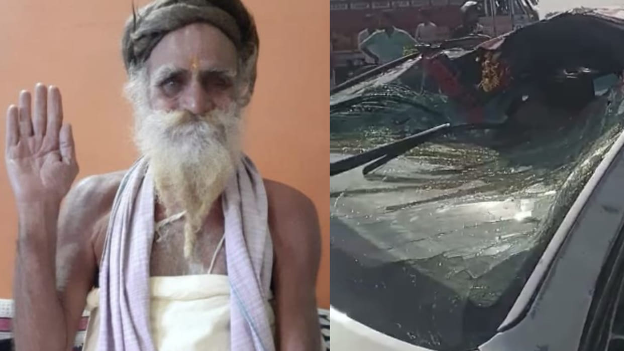 Mahant Kanak Bihari Das of Raghuvanshi Samaj died in a road accident, returning to Chhindwara