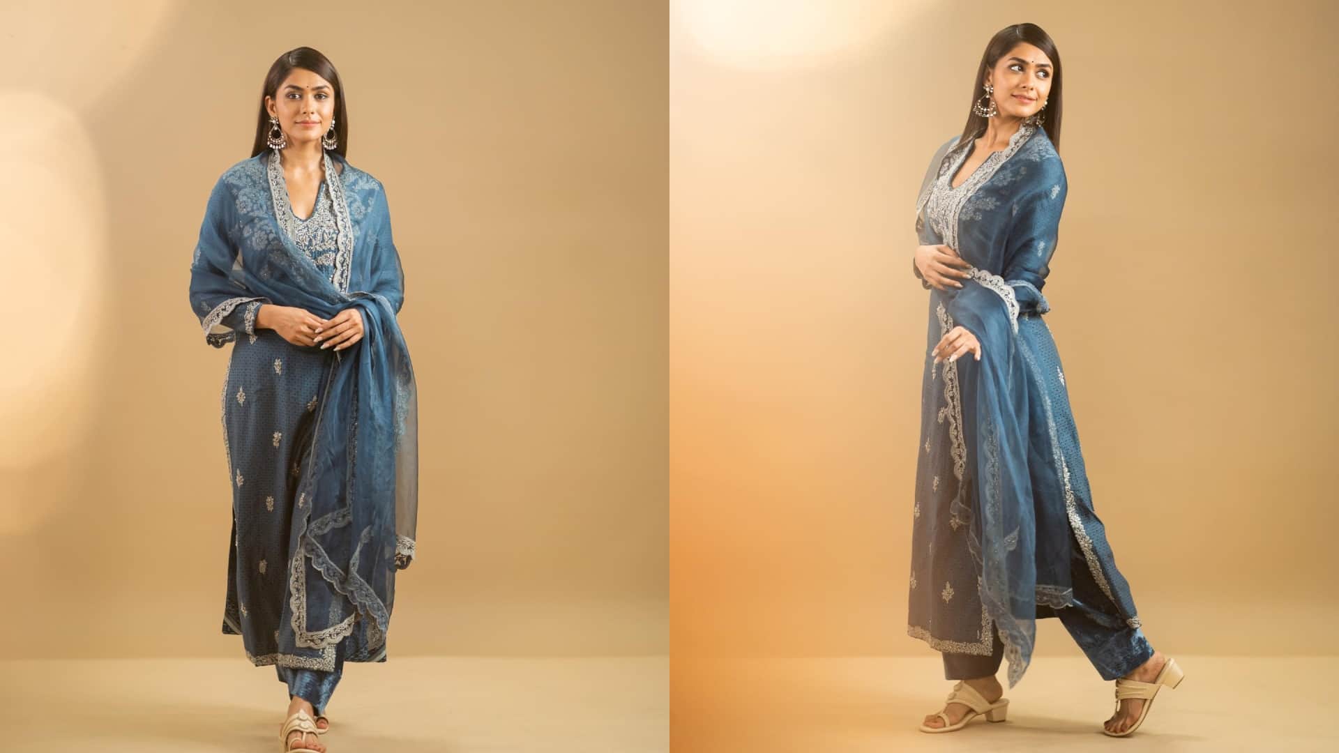 Fashion best outfit of actress Mrunal Thakur see photos here for Eid 2023