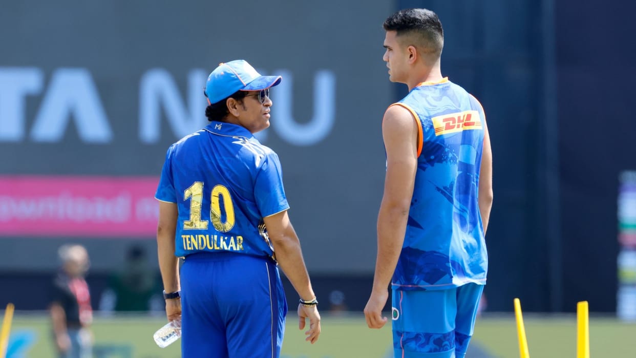 Arjun Tendulkar reveals conversation with Father sachin after taking his maiden IPL Wicket