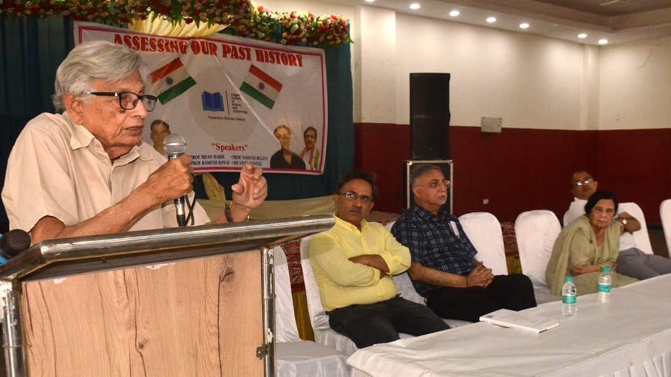 Irfan Habib took a dig at the BJP