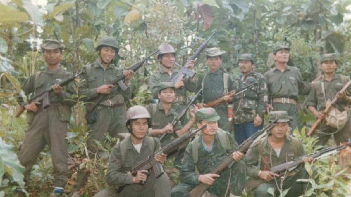 Gunfight between security forces KIA militants in Manipur one injured