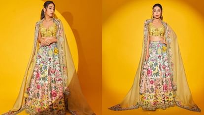 Hartalika Teej 2023 trendy lehenga look for teej puja