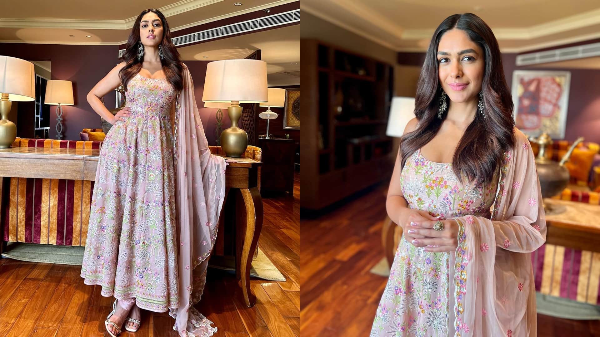 Fashion best outfit of actress Mrunal Thakur see photos here for Eid 2023