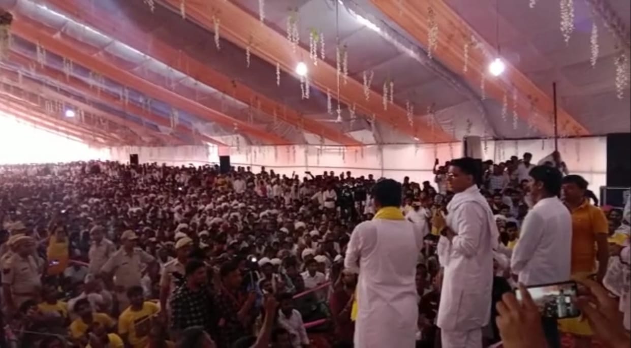 Political: Sachin pilot targets Cm Gehlot in Shahpura Rajasthan, Said-who Get Power forgets all