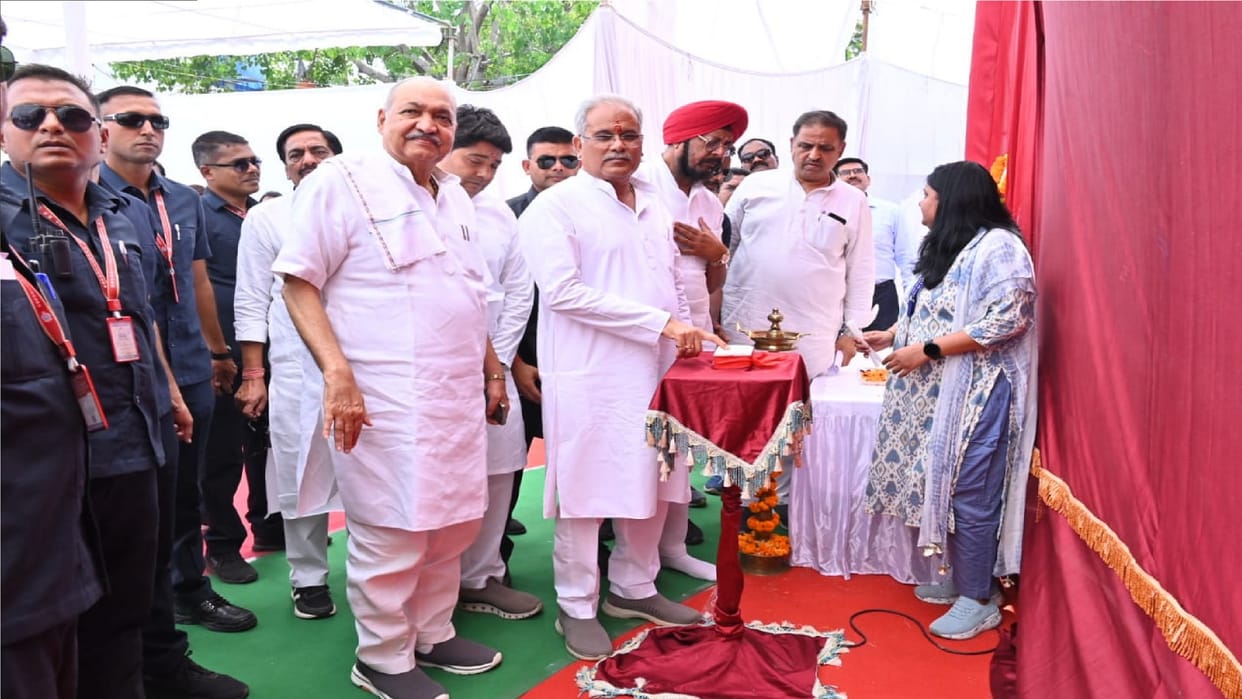 bhent mulakat in Raipur North Assembly: CM Bhupesh gifted development works worth more than 117 crores
