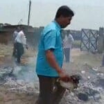 अज्ञात लोगों ने दस्तावेजों को किया आग के हवाले