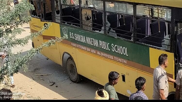 Innocent child dies due to speeding school bus collision in Agra