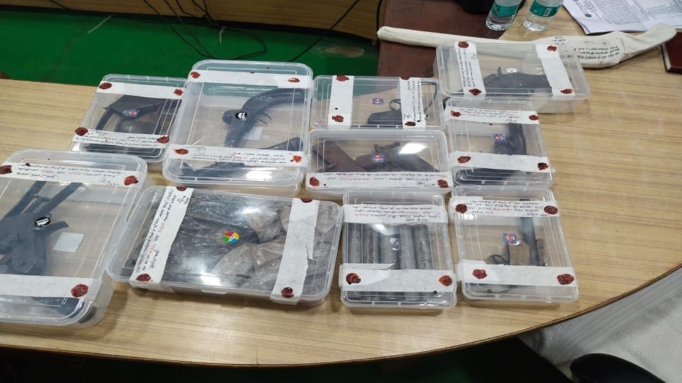 illegal Arms were to be supplied in the civic elections police busted two arrested