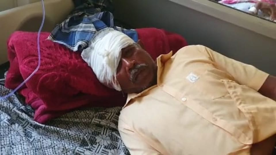 Bear attacked the laborer sleeping in the house
