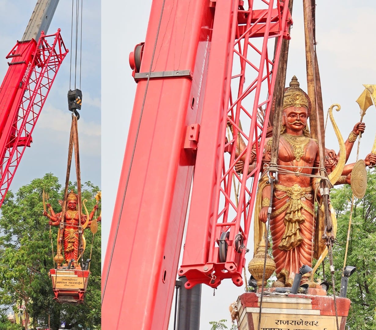 Lord Sahastrabahurjun gave way for metro train, 12 ton statue shifted in 17 hours