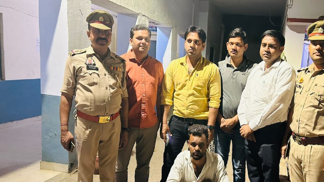 Meerut: the police have arrested crook Abhishek Thakur of a reward of 50 thousand