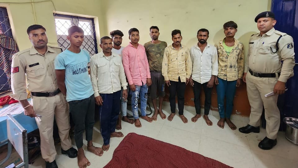 Police arrested the accused in the murder of father and son