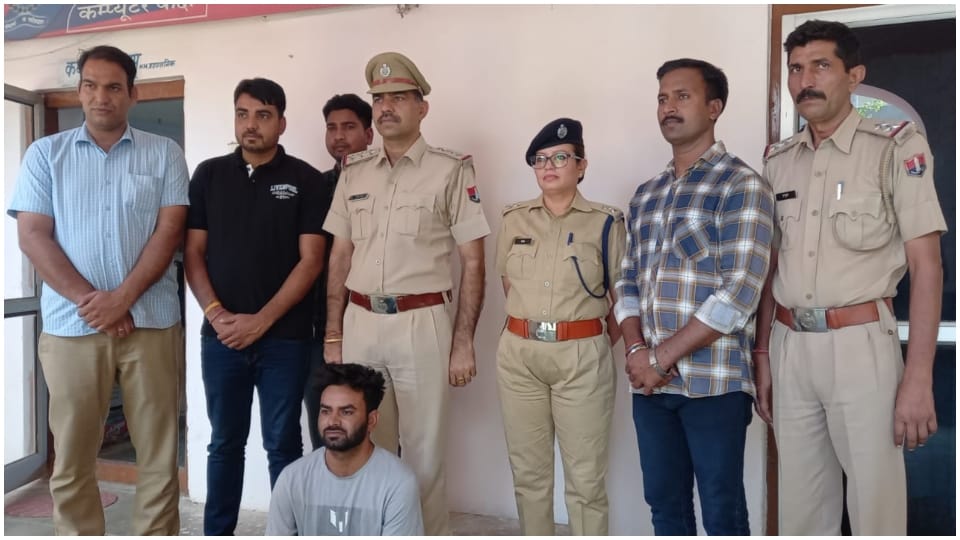 Gangadhar Meena the reward accused in Dausa Jeetu Boroda murder case arrested from Jaipur