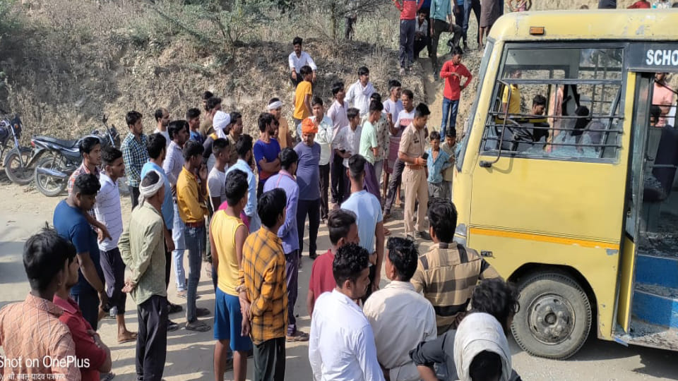 Innocent child dies due to speeding school bus collision in Agra